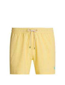 Polo Short de bain uni Jaune S Male