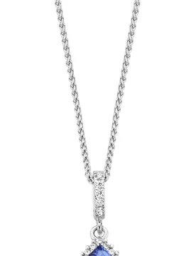 Enora' Womens 925 Sterling Silver Chain With Pendant - Zh-7226/bt - One Size - Orphelia - FashionsVida