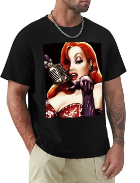 Jessica Rabbit T-Shirt Casual Streetwear Short Sleeve Tee - Aliexpress - FashionsVida