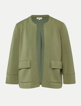 RED LABEL Scuba-Sweatshirt-Jacke Grün 36