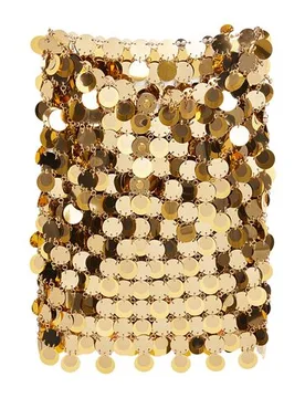 Minirock Damen Gold 32,36 Damen - RABANNE - FashionsVida