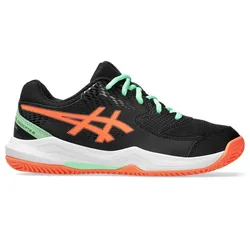 Gel-dedicate 8 Gs Padel Shoes Black / Vivid Coral UK 2.5
