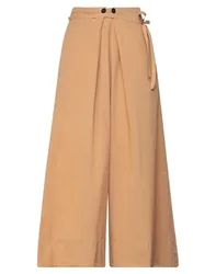 Pantalones Mujer Camel 40 Mujer