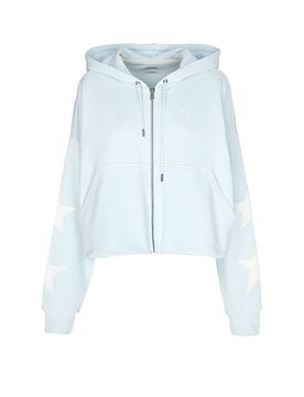 Sweatjacke hellblau L damen
