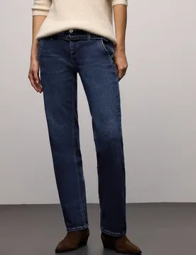 Straight Leg Jeans female Blau - Street One - FashionsVida