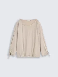 XL structured stripe T-Shirt female
