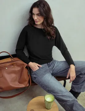 Street One Dolman Pullover female Schwarz