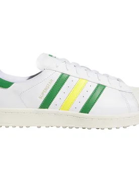 Golf Originals Golfschuhe Unisex Superstar, weiß/grün/gelb 43 - Adidas - FashionsVida