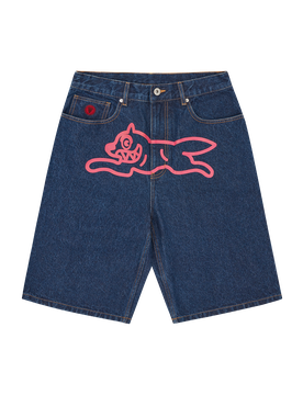 Running Dog Denim Shorts - Indigo