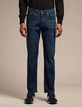 Delaware Slim Fit Jeans Blue Denim male - BOSS - FashionsVida