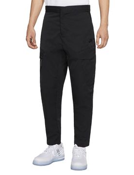 Woven Unlined Utility Pants - Hose-Cargo - schwarz - Herren - Size: L30