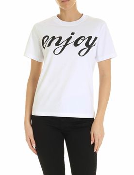T-shirt Enjoy bianca