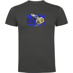 Big Game Short Sleeve T-shirt Dark Grey L Men