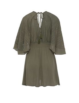 Robe de plage olive 40