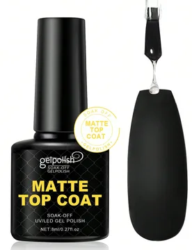 Esmalte de uñas en gel mate, sellador sin necesidad de limpiar, efecto mate removible, de larga duración, regalo para manicura DIY, esencial para sa - Shein - FashionsVida