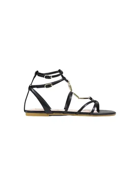 Liu Jo Damen Sandale Schwarz 510880