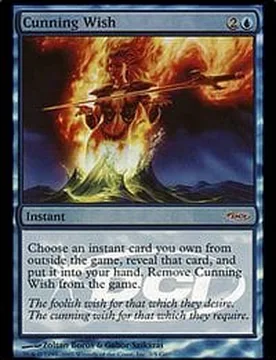 Cunning Wish (Judge Foil) Promotional Cards - Magic: The Gathering - FashionsVida