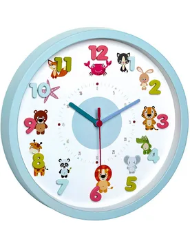 Kinder-Wanduhr „Little Animals“ Ø 30,9 cm - TFA Dostmann - FashionsVida