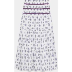Noon - Falda larga estampada