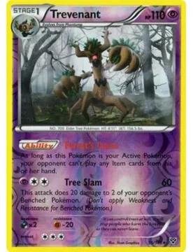 Pokemon XY Base Set 55/146 Trevenant (Reverse Holo) - Pokémon - FashionsVida