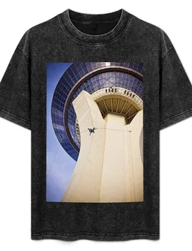 Stratosphere Tower Jumper Las Vegas T-Shirt Trend Art Print T-Shirt - Aliexpress - FashionsVida