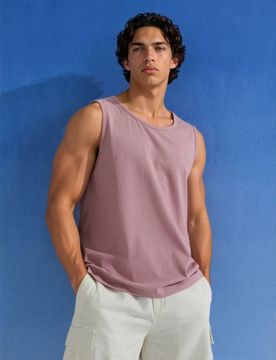 Sinsay - Canotta in cotone - rosa