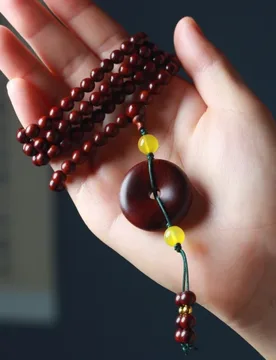 Natural African small-leaf rosewood for women, 108 , Buddhist prayer beads, multi-loop wooden decorative bracelet - Aliexpress - FashionsVida