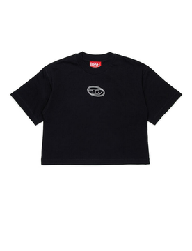 DIESEL t-shirt bambina nero