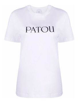 T-shirt in cotone con stampa logo