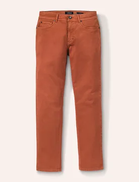 Ganzjahres Five-Pocket, Modern Fit#normale Größen#schlanke Größen#untersetzte Größen, Farbe Orange, 27, klimatisierend feuchtigkeitsregulierend - Walbusch - FashionsVida