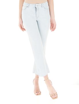 Jeans straight leg BLU CHIARO L