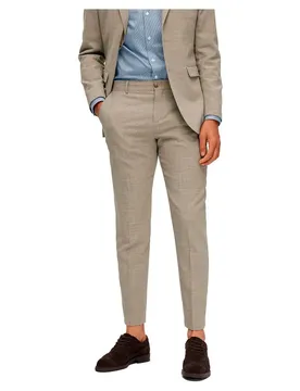 Pantaloni Eleganti Oasis Slim Fit Sand 58