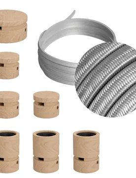 Cables Kit D´éclairage Linear Filé System Cm02 5 M 7 Unités Brown / Silver One Size