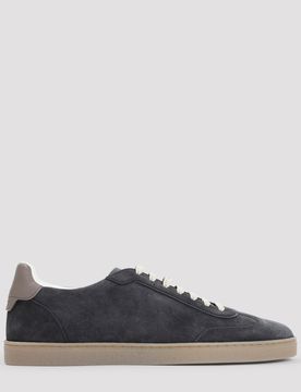 Men's Leather Low-Top Sneakers