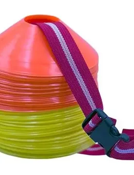 Er Set Trainingshütchen mit Band - Jaune - unisex - Size: TU