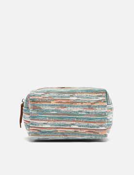 Lurdes Kosmetiktasche mit Jacquard-Muster