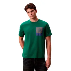 T-shirt à Manches Courtes Lv04re803g Deco Green L