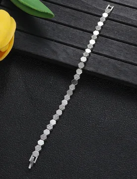 HIBRIDE Light Luxury Simple Beehive Bracelet Everyday Women's Dress Decorative Jewelry Suitable for Wedding Date Ball Gift B200 - Aliexpress - FashionsVida