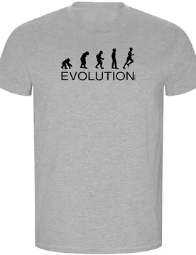 Evolution Running Eco Short Sleeve T-shirt Heather Grey L Men - Kruskis - FashionsVida