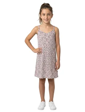 Robe Midi Sans Manches Millis Off White 152 cm Fille