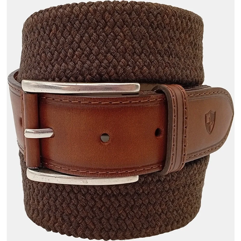 Cinturón trenzado elástico de hombre - Leyva - FashionsVida