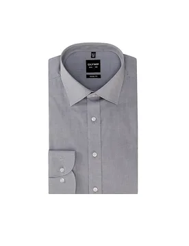 Camisa Body Fit gris 38 - Olymp Level Five - FashionsVida