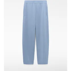 Pantalones anchos de mujer tipo barrel fit con cinturilla elástica