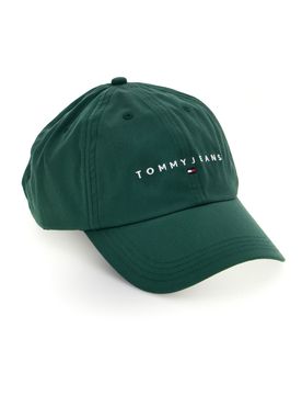 Cappello verde con logo ricamato Tommy jeans CAP