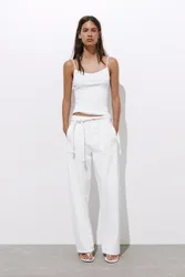 Balloon Jeans With Drawstring (Size: )