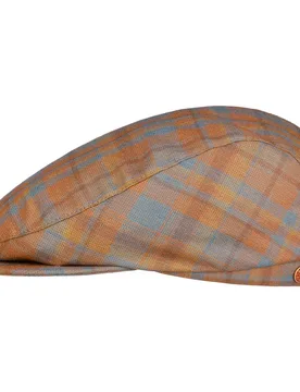 Frankie Superior Wool Silk Flat Cap by - rust - Size: 55 cm - Mayser - FashionsVida