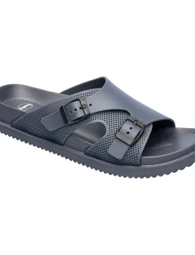 Komfort-Pantolette "Yates“ grau 39 Damen - Fashy - FashionsVida