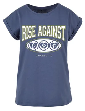 T-Shirt - HC Old School - M bis XL - für Damen - Größe M - blau - EMP exklusives Merchandise! - Frauen - female - Rise Against - FashionsVida