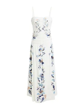 Maxi-Kleid Damen Weiß M,XL Damen - Rio - FashionsVida
