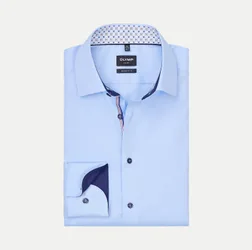 Olymp Slim-Fit Hemd Blau 44
